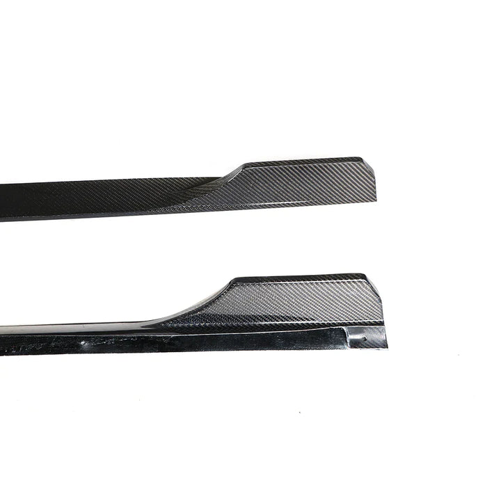 Audi A5 / S5 B9 4-Door Sedan Carbon Fiber Side Skirt Extensions 2017 - 2019