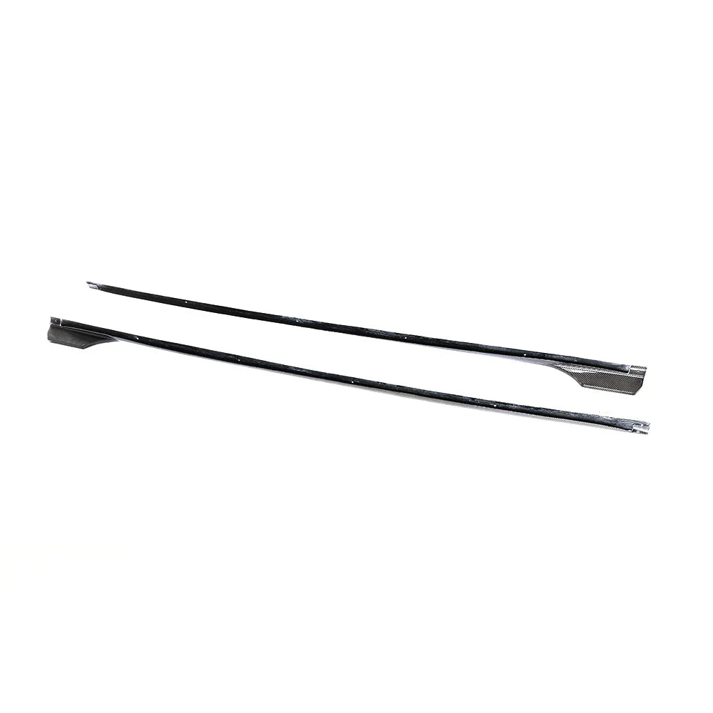 Audi A5 / S5 B9 4-Door Sedan Carbon Fiber Side Skirt Extensions 2017 - 2019