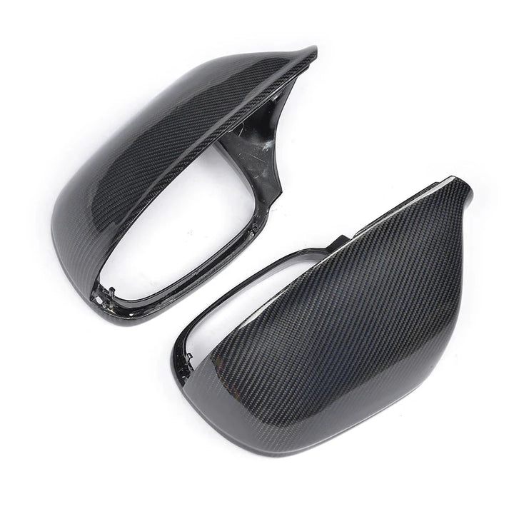 Audi Q5 / Q7 Carbon Fiber Mirror Covers – Direct Replacement Caps (2010–2015)