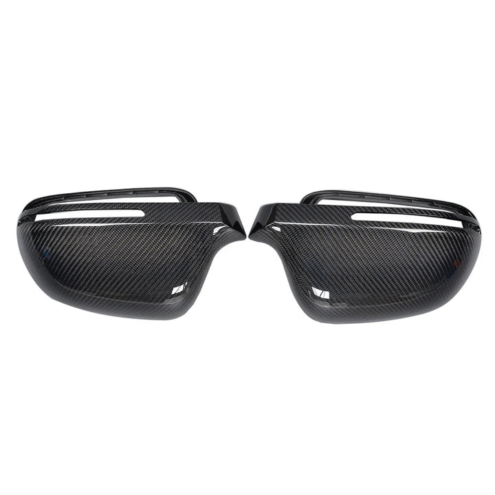 Audi A4 B8 / S4 / RS4 Carbon Fiber Door Mirror Cap Housings 2007 - 2015