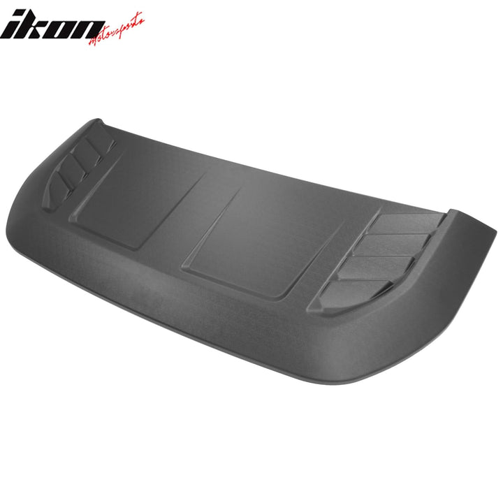 2021-2025 Ford Bronco Non-Functional Black Front Hood Bonnet Cover ABS