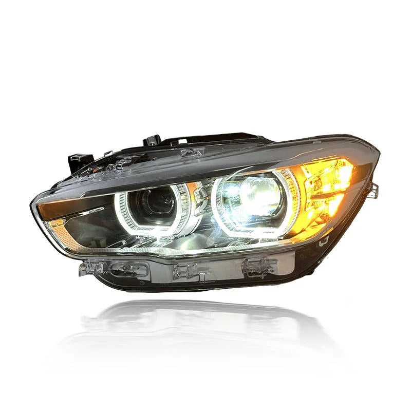 BMW 1 Series F20 / 118i Dual-Color (Yellow / White) LED Headlight Assembly with High / Low Beam 2015 - 2018