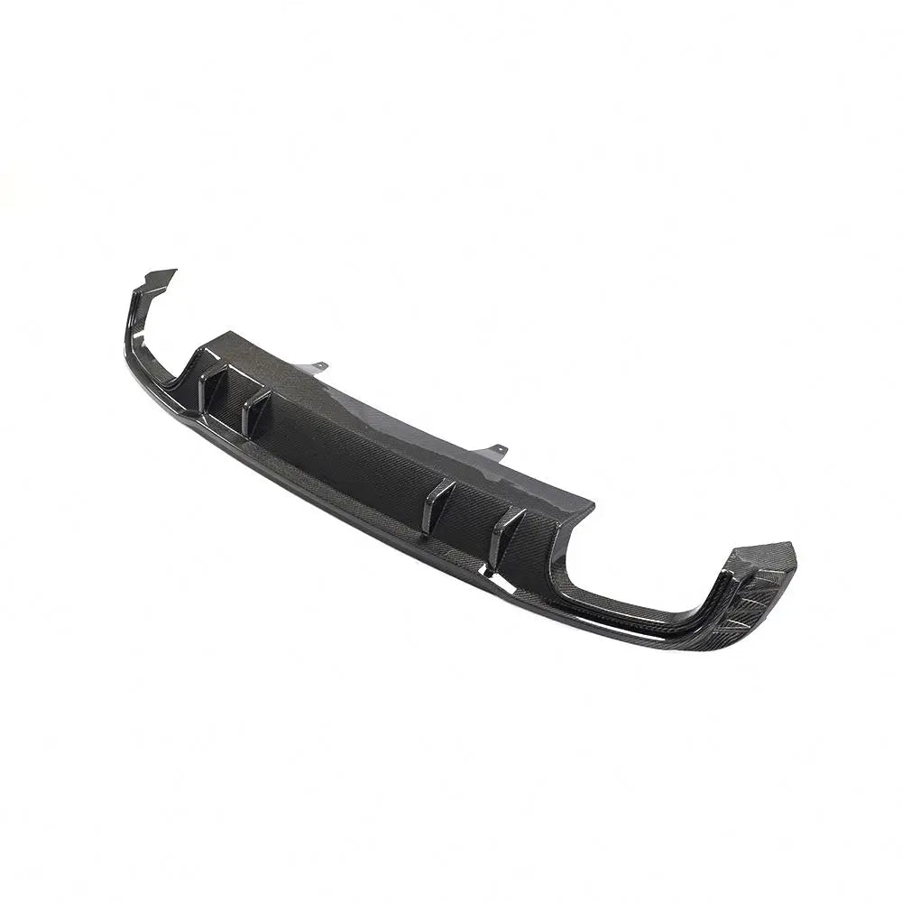 Audi A4 B9 S-Line / S4 B9 Sedan Carbon Fiber Sport Rear Bumper Lip 2017 - 2019
