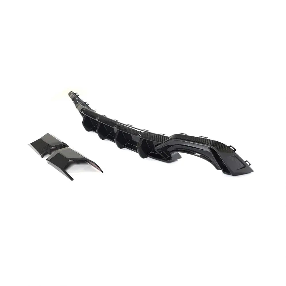 Audi RS6 / A6 C8 Avant Wagon Dry Carbon Fiber JC Design Rear Bumper Diffuser 2019 - 2021