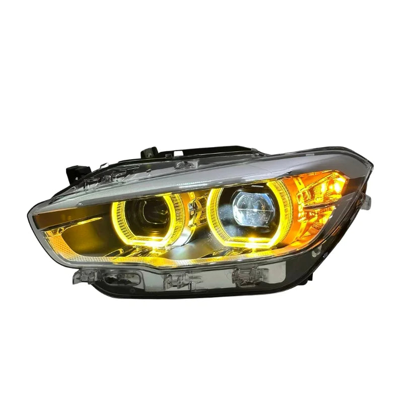 BMW 1 Series F20 / 118i Dual-Color (Yellow / White) LED Headlight Assembly with High / Low Beam 2015 - 2018