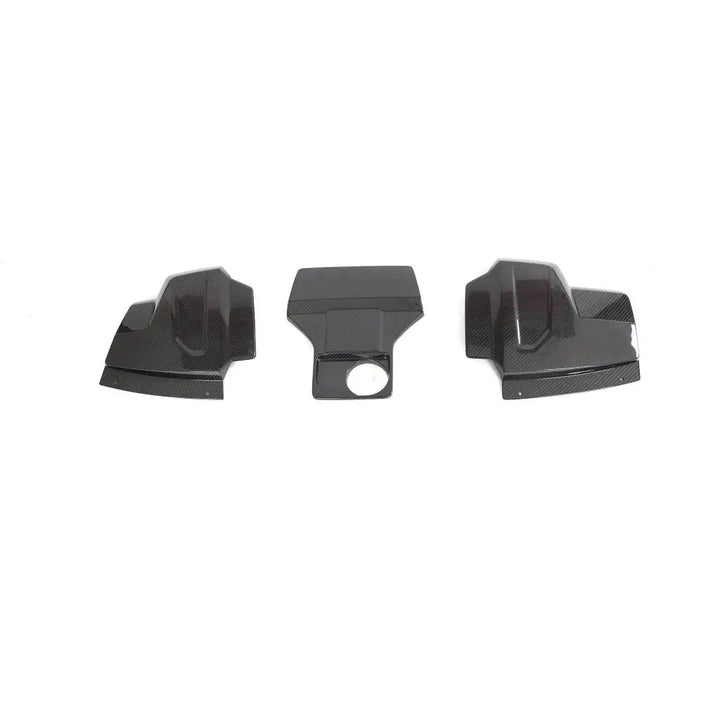 Audi R8 V10 4S Dry Carbon Fiber Engine Bay Cover Kit – 3 Piece Set (2017–2023)