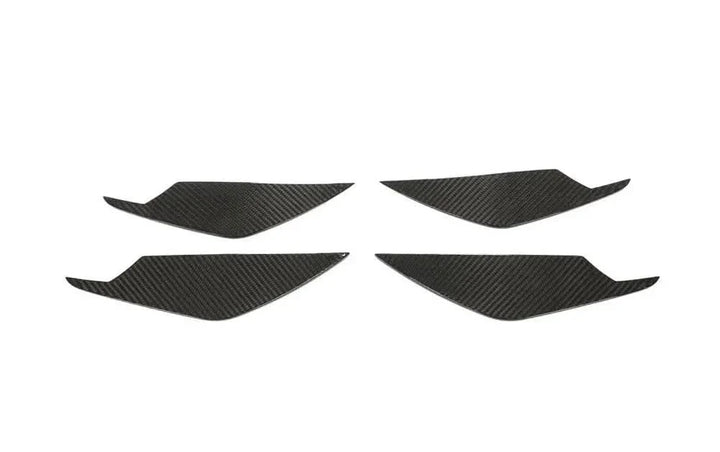 Dry Carbon Fiber Front Bumper Canards – BMW G80 M3 & G82/G83 M4 (2021+)