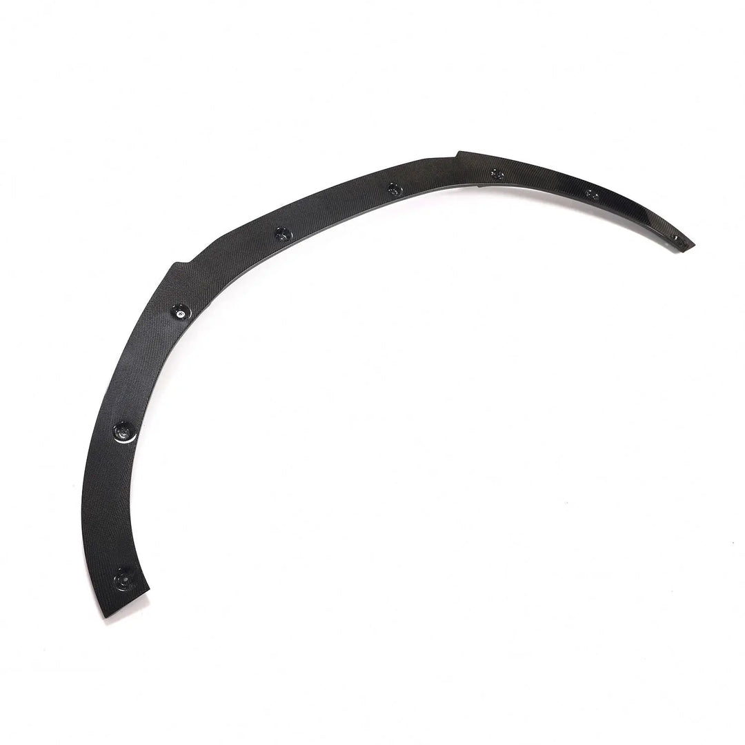 Audi RS6 C7 Carbon Fiber Front Center Lip – Gloss Black Splitter (2013–2016)