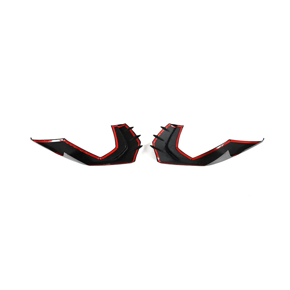 Audi S3 8Y / A3 S-Line Sedan Carbon Fiber Front Bumper Canards 2021 - 2023