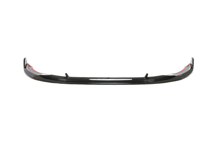 Audi A4 B9 S-Line / S4 Sedan Carbon Fiber 3D Style Front Bumper Lip Splitter Chin Spoiler 2020 - 2021