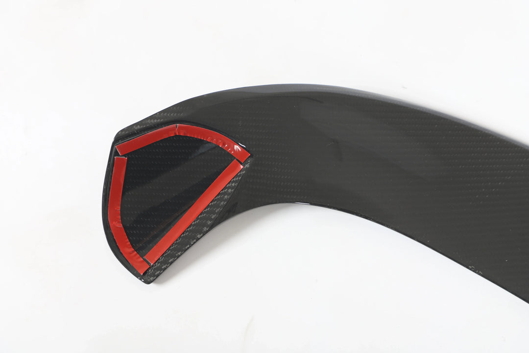 Audi RS4 B9 Dry Carbon Fiber Gloss Black Rear Window Wing Spoiler 3K Twill 2017 - 2024