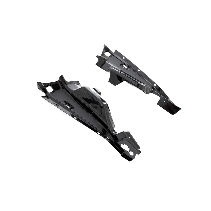 Audi R8 V10 4S Dry Carbon Fiber Engine Bay Covers – 2 Piece Kit (2017–2023)