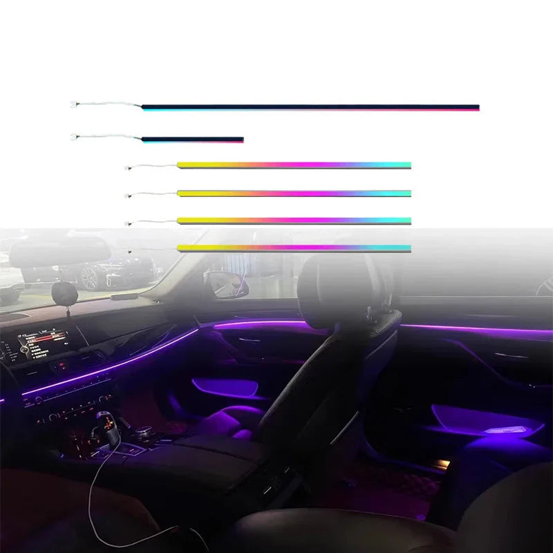 BMW 5 Series F10 / F11 / F18 Interior 64-Color Rainbow Symphony LED Ambient Light Kit 2010 - 2018