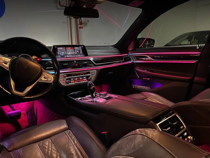 BMW 7 Series G12 Interior 64-Color Dynamic LED Ambient Light Kit 22-in-1 2016 - 2022 (Replaces 63317456877)