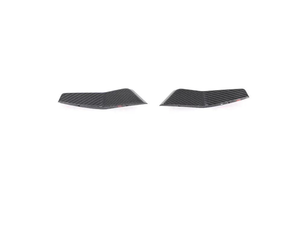 Audi RS7 Sportback 4-Door Dry Carbon Fiber ABT-Style Front Bumper Canards 2020 - 2021