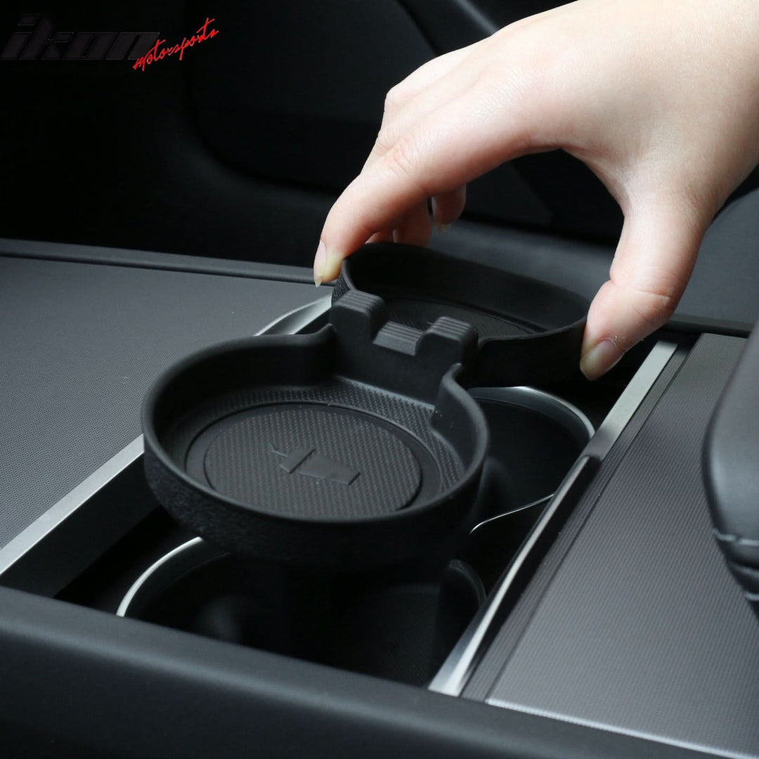 2024 Tesla Model 3 Highland Center Console Cup Cushion Holder Pad TPE