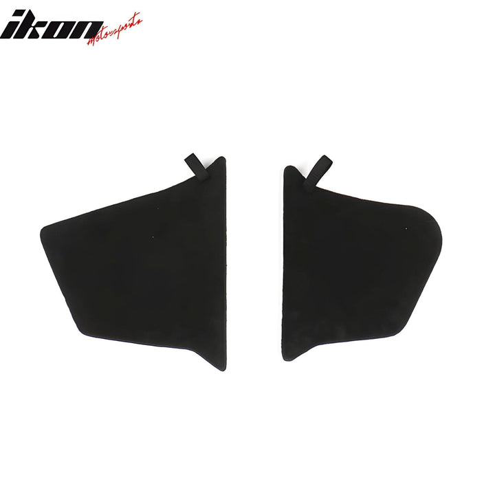 2020-2023 Tesla Model Y Black Rear Left Right Storage Box TPE ABS 4PCS