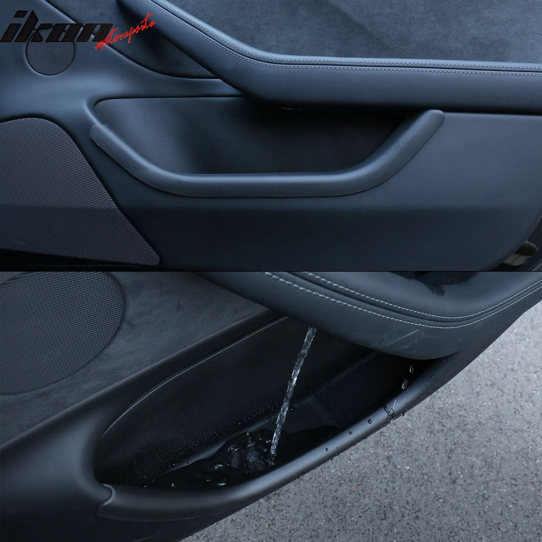 2024-2025 Tesla Model 3 Highland Front Rear Door Side Storage Box TPE