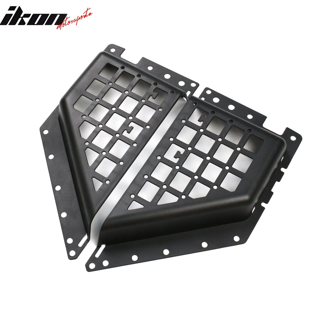 2021-2025 Ford Bronco 2/4 Door Black Front Door Storage Box ABS 2PCS