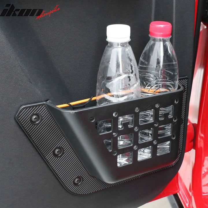 2021-2025 Ford Bronco 4 Door Black Rear Door Storage Box ABS 2PCS