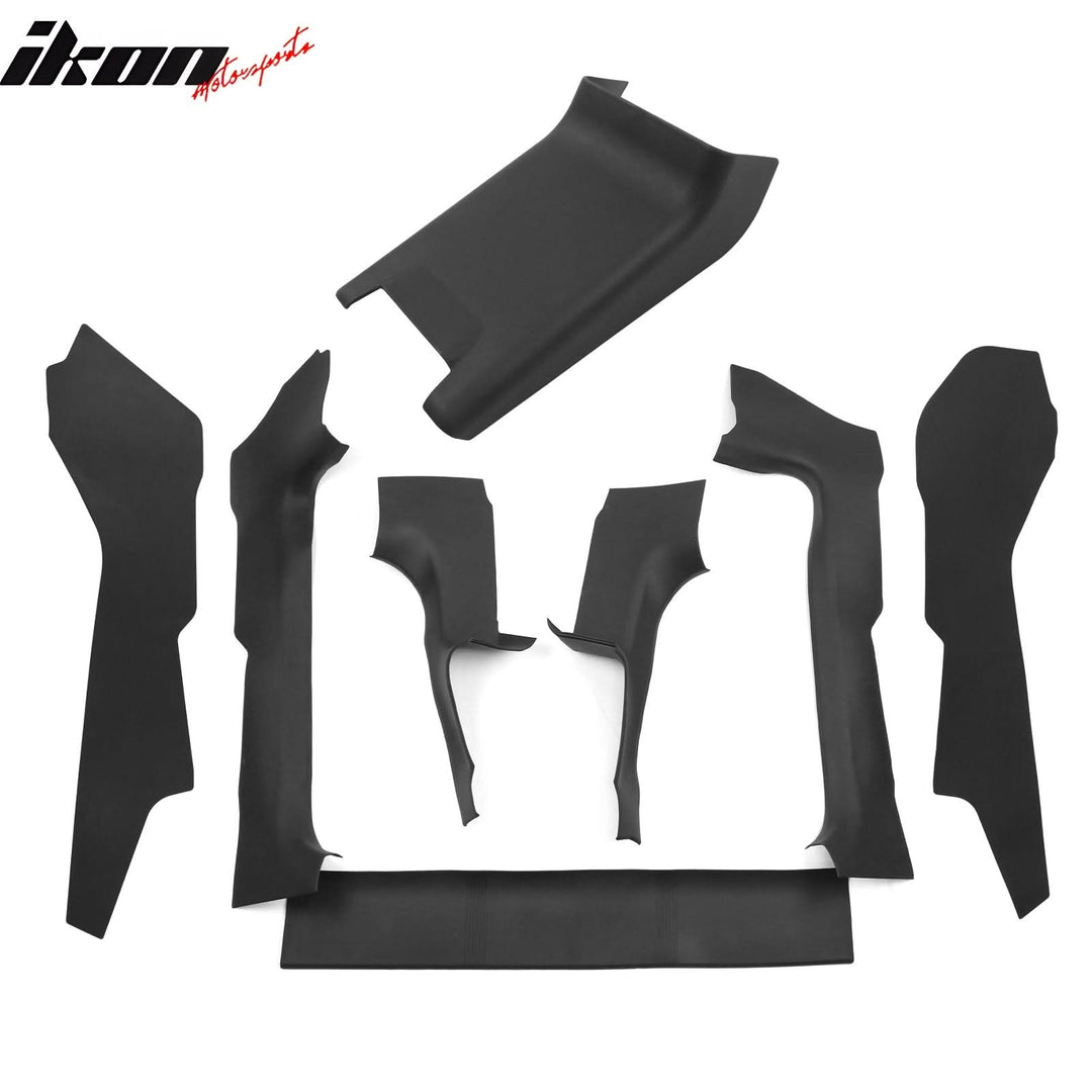 2024 Tesla Model 3 8PC Door Sill Protector+Kick Panel+Anti-Kick Cover