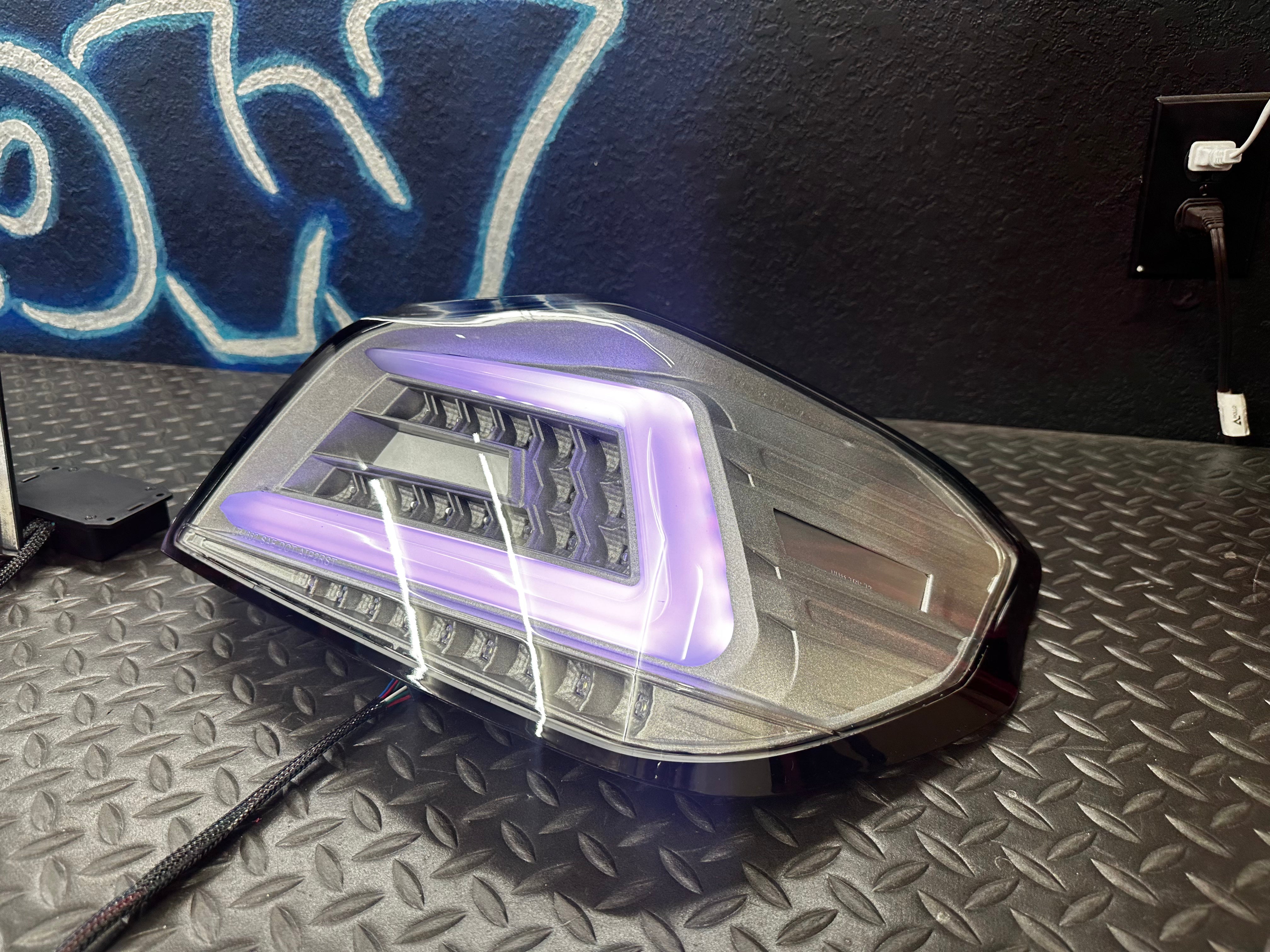 NTXGlow Clear Color Shifting Spec D Tail Lights (2015-2021 Subaru