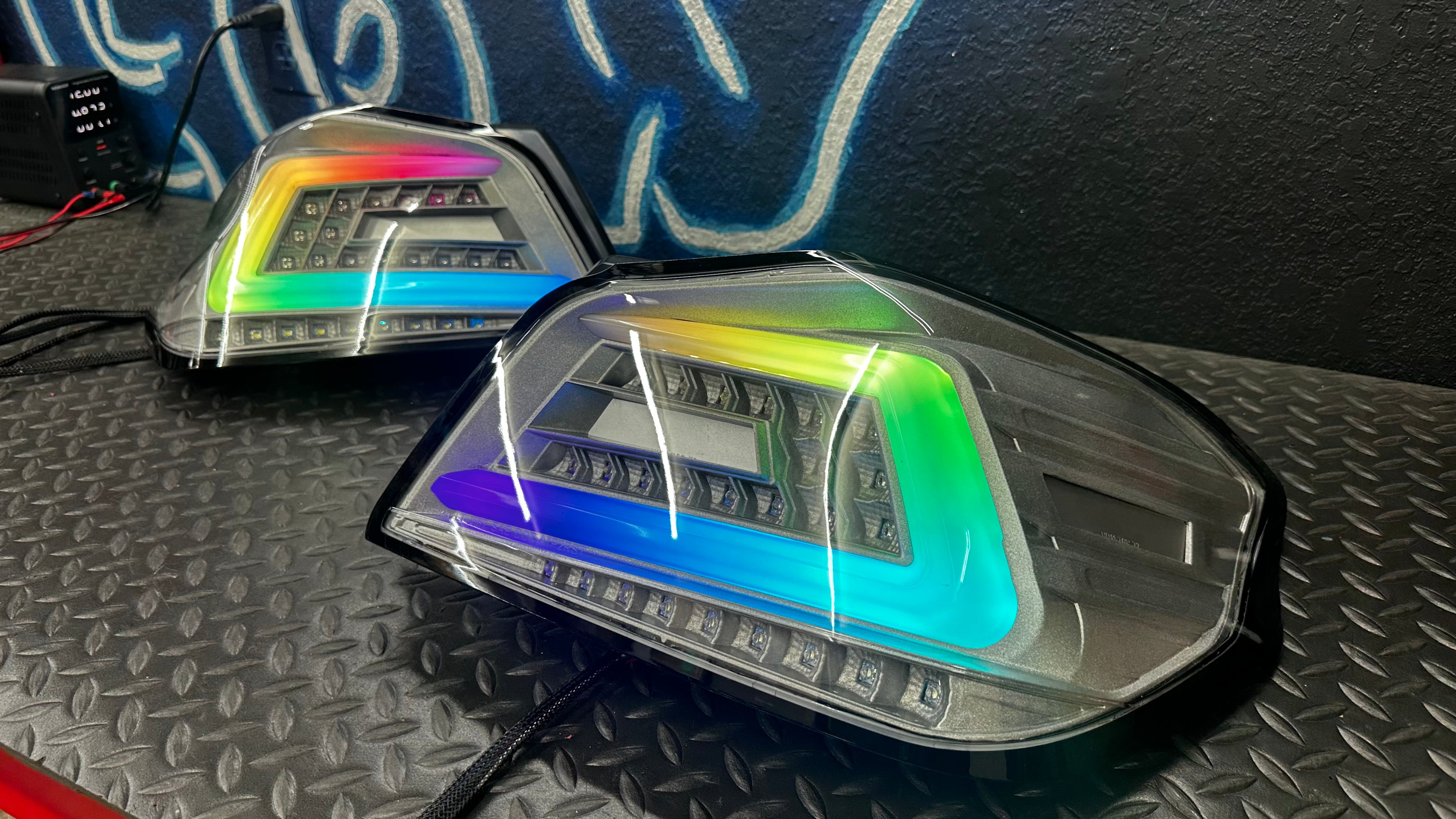 NTXGlow Clear Color Shifting Spec D Tail Lights (2015-2021 Subaru