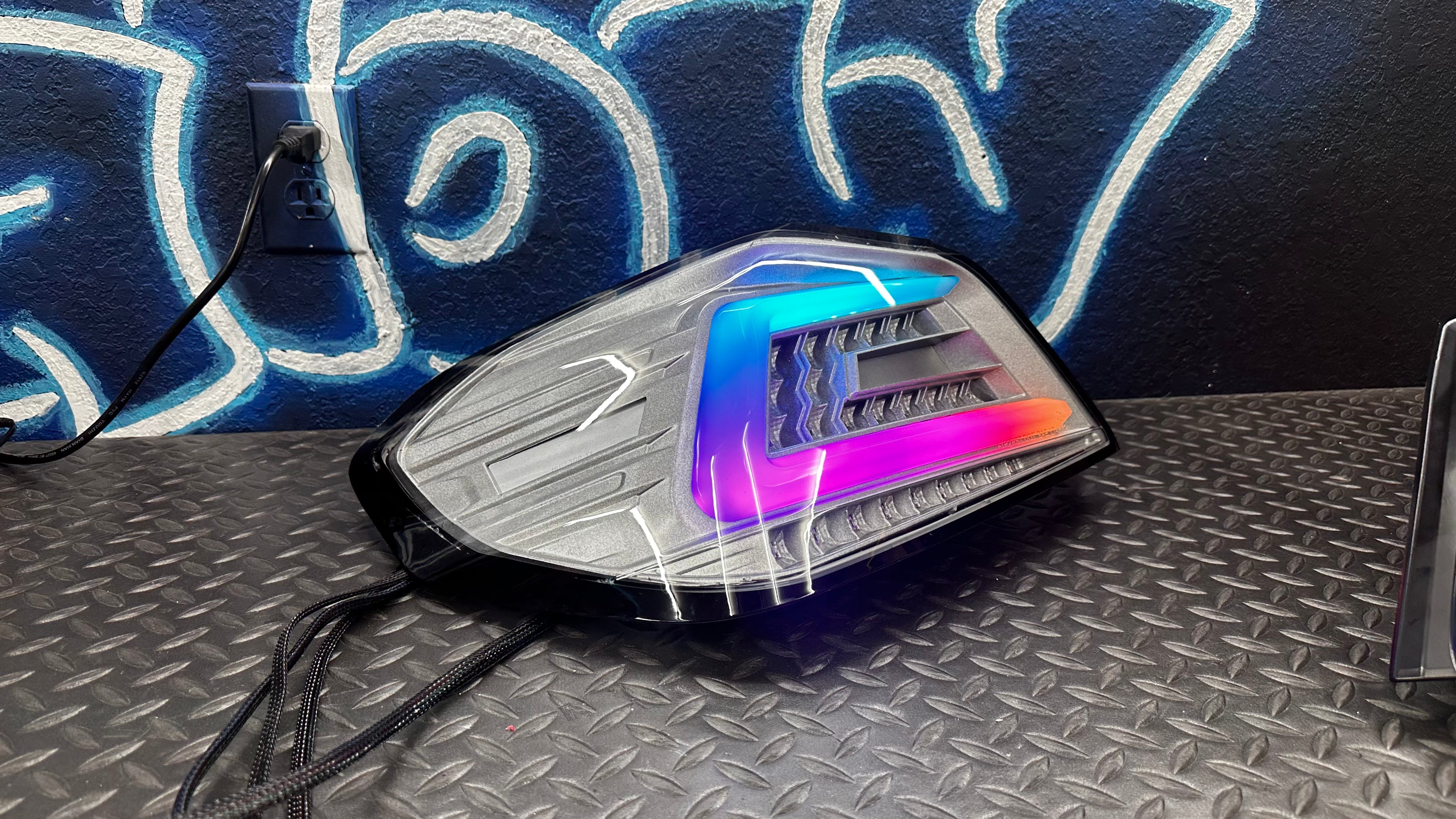 NTXGlow Clear Color Shifting Spec D Tail Lights (2015-2021 Subaru