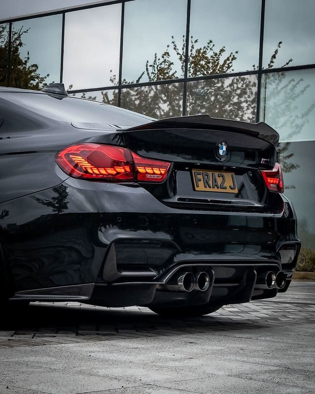BMW 4 Series F82 M4 PSM Style Carbon Fiber Trunk Spoiler (2014 - 2020)