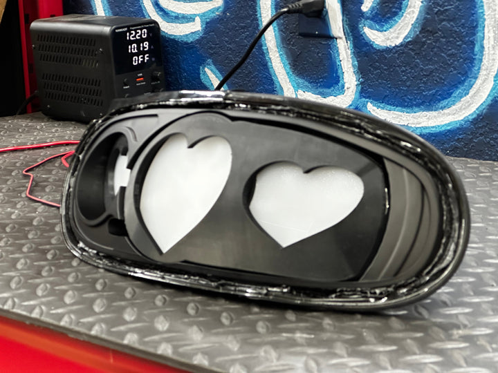 NTXGlow Diffused Heart Tail Lights (1990-1997 Na Mazda Miata)