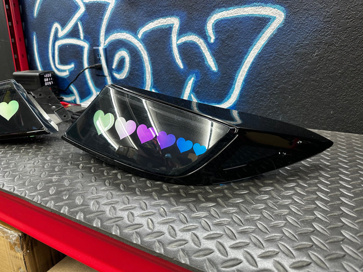 READY TO SHIP - NTXGLOW diffused Heart RGB tail lights (2021 - 2026 Toyota GR86)