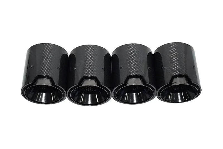 BMW 2/3/4 Series M2 M3 M4 G80 G81 G82 G87 Single Carbon Fiber Muffler Tip Set (2020+)