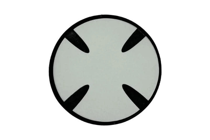 BMW Roundel Emblem Covers - Full Carbon Fiber Black and White Style V2
