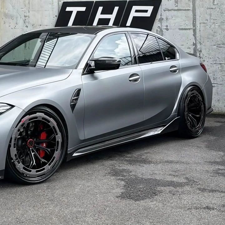 BMW 3/4 Series G80 G81 G82 G83 MP Style Carbon Fiber Side Skirts (2019 - 2024)