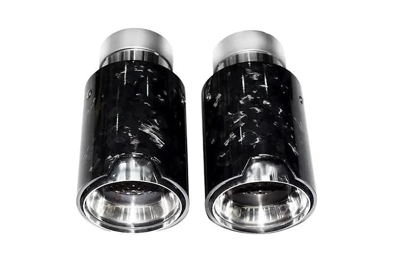 BMW Universal Fit Carbon Fiber Single Muffler Tips