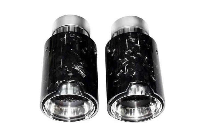BMW Universal Fit Carbon Fiber Single Muffler Tips