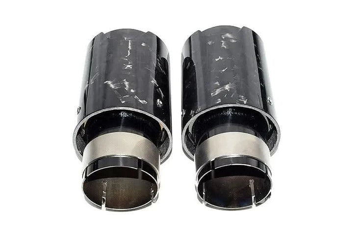 BMW Universal Fit Carbon Fiber Single Muffler Tips