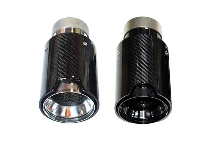BMW Universal Fit Carbon Fiber Single Muffler Tips