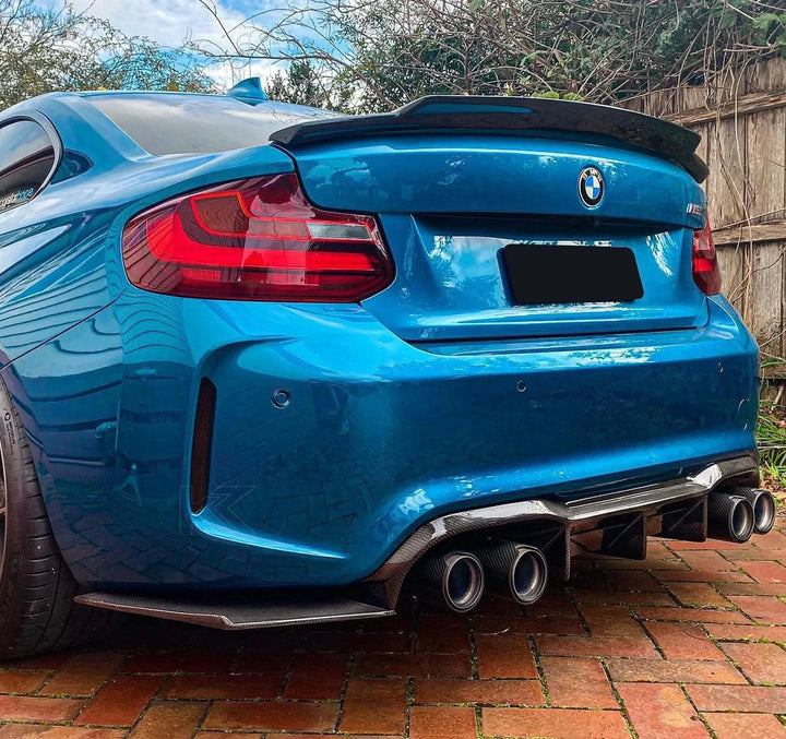 BMW 2 Series M2 F87 MTC Design Carbon Fiber Diffuser (2014 - 2021)