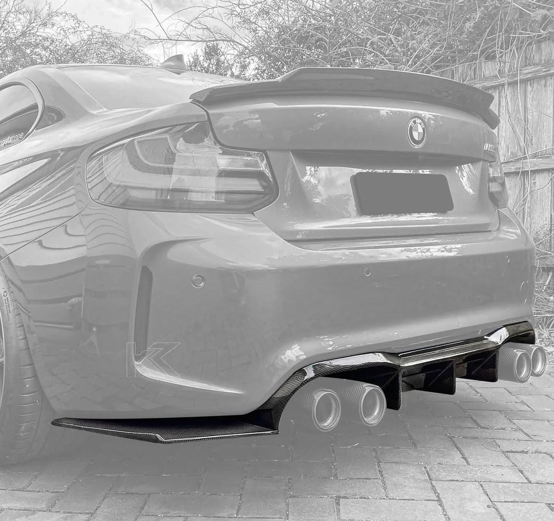 BMW 2 Series M2 F87 MTC Design Carbon Fiber Diffuser (2014 - 2021)