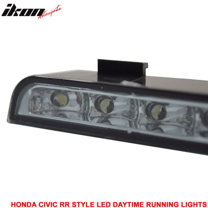 Fits 06-11 Civic Mugen RR Front Bumper & Daytime Running Fog Lamp