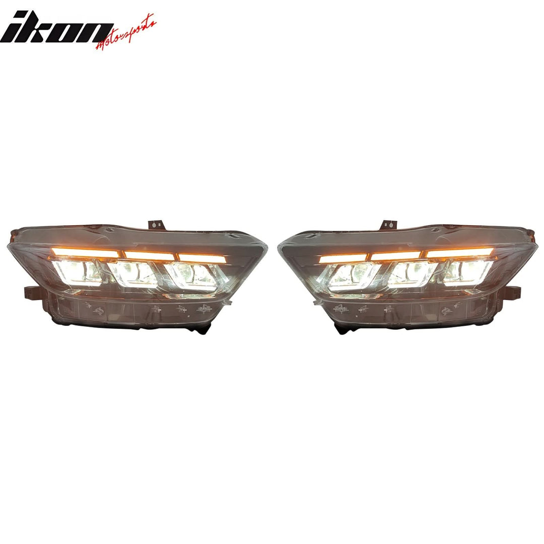 2015-2022 Ford Mustang Shelby 2024 Style Switchback Head Lights Lamp