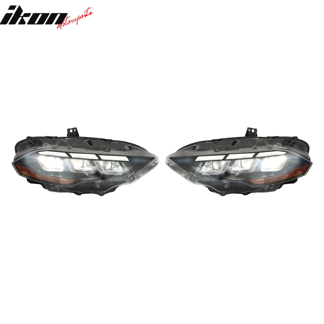2018-2023 Ford Mustang Mach 1 Front Bumper Cover LED Grille Headlights