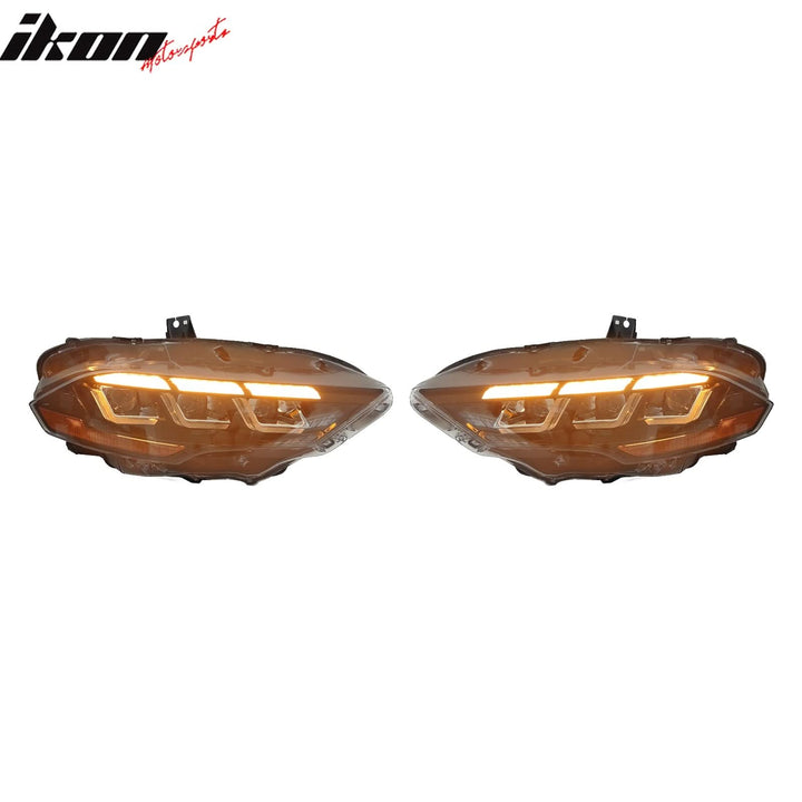 2018-2023 Ford Mustang Mach 1 Front Bumper Cover LED Grille Headlights