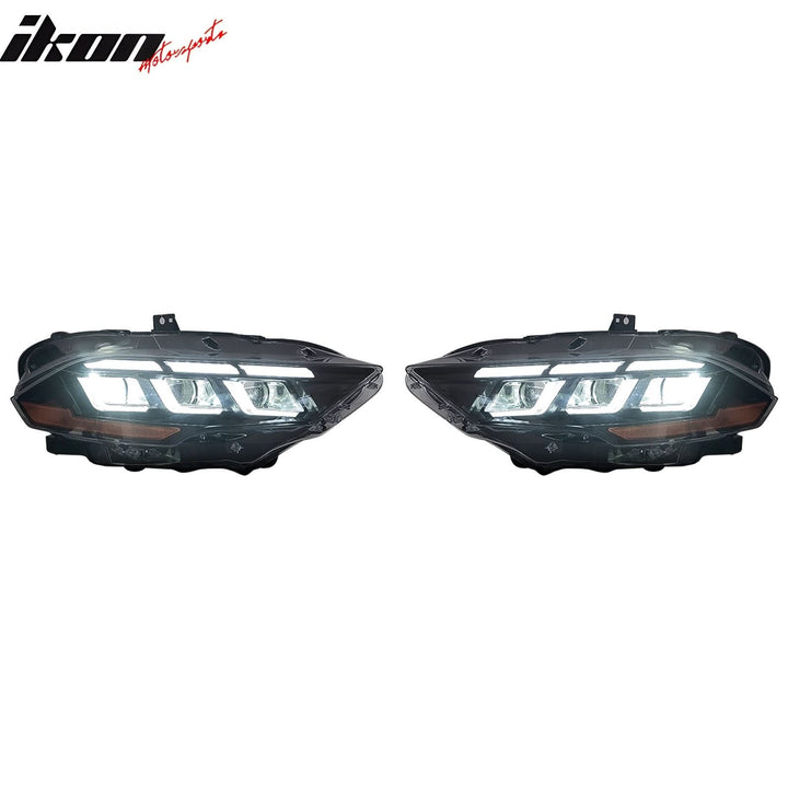 2018-2023 Ford Mustang EcoBoost GT V6 2024 Style Switchback Headlights