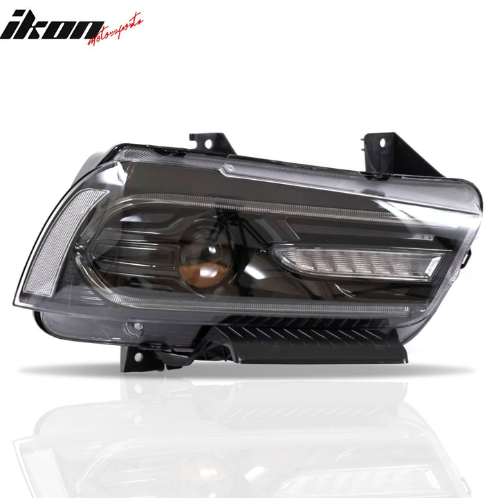 2011-2014 Dodge Charger DRL LED Headlights Lamps with 8 Colors