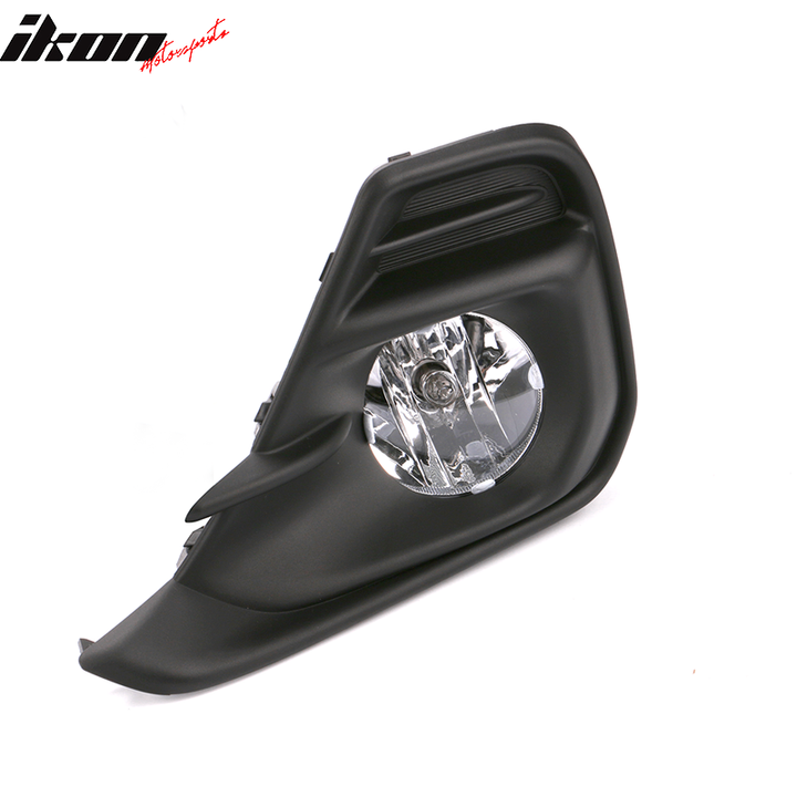 2016-2018 Chevrolet Spark Black Housing Clear Lens Fog Light ABS