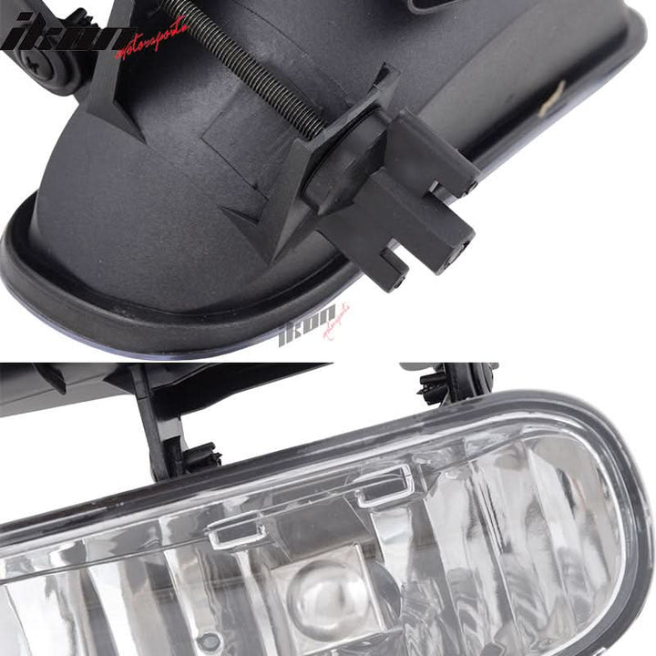 1999-2002Â Chevy Silverado OEM Style Clear Lens Fog Lights Lamp 2PC