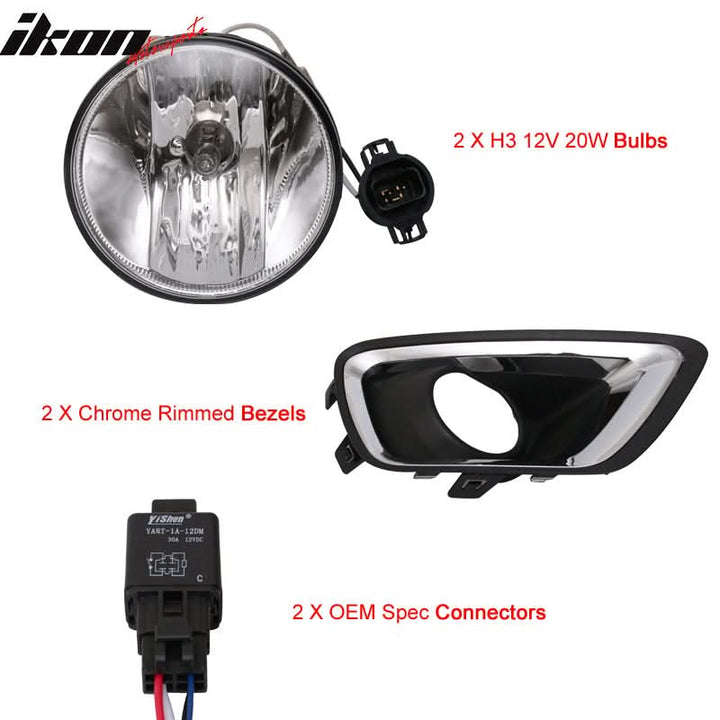 2015-2017Â  Chevy Colorado Front Fog Light Lamp H3 12V 20W Clear Lens