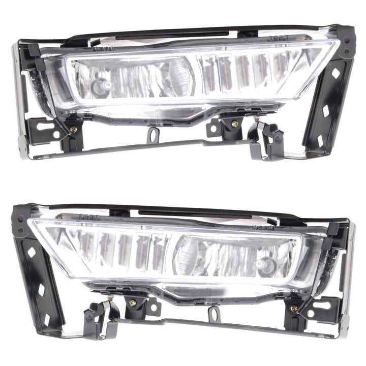 Fits 13-15 Accord Sedan Clear Lens Bumper Driving Fog Lights Bulbs